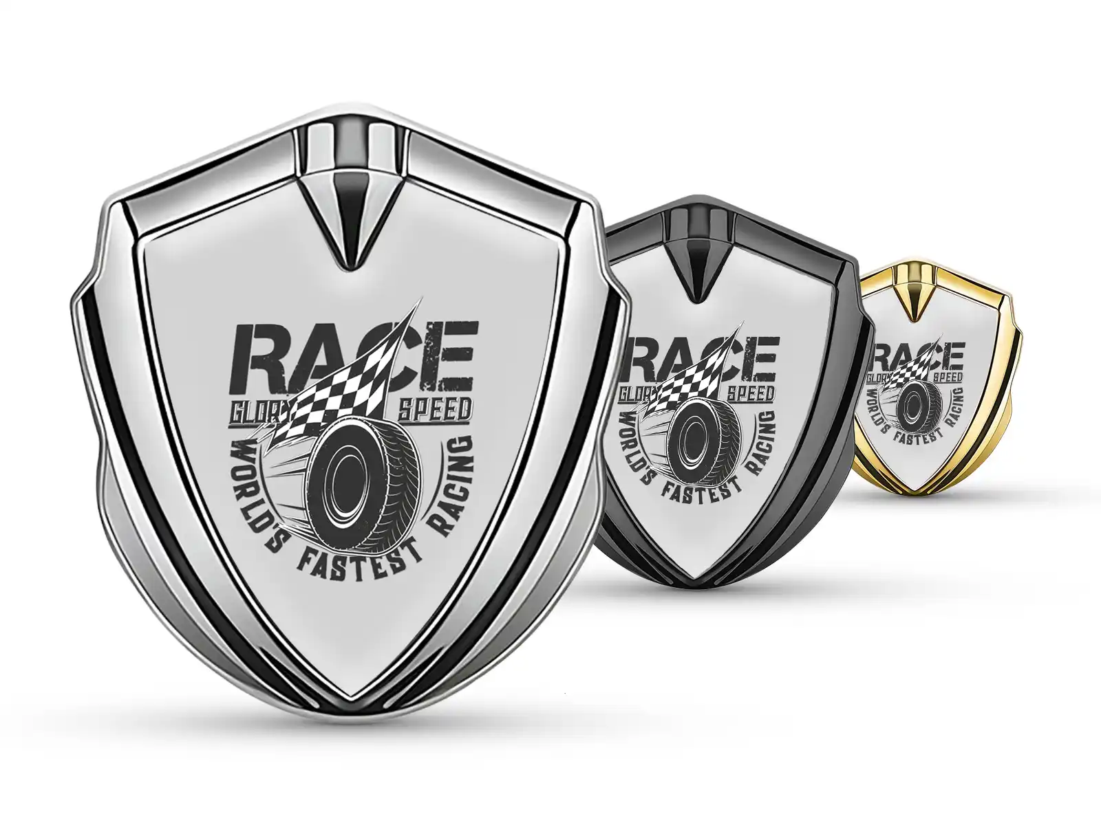 High End Car Logo Badges Sports Racing